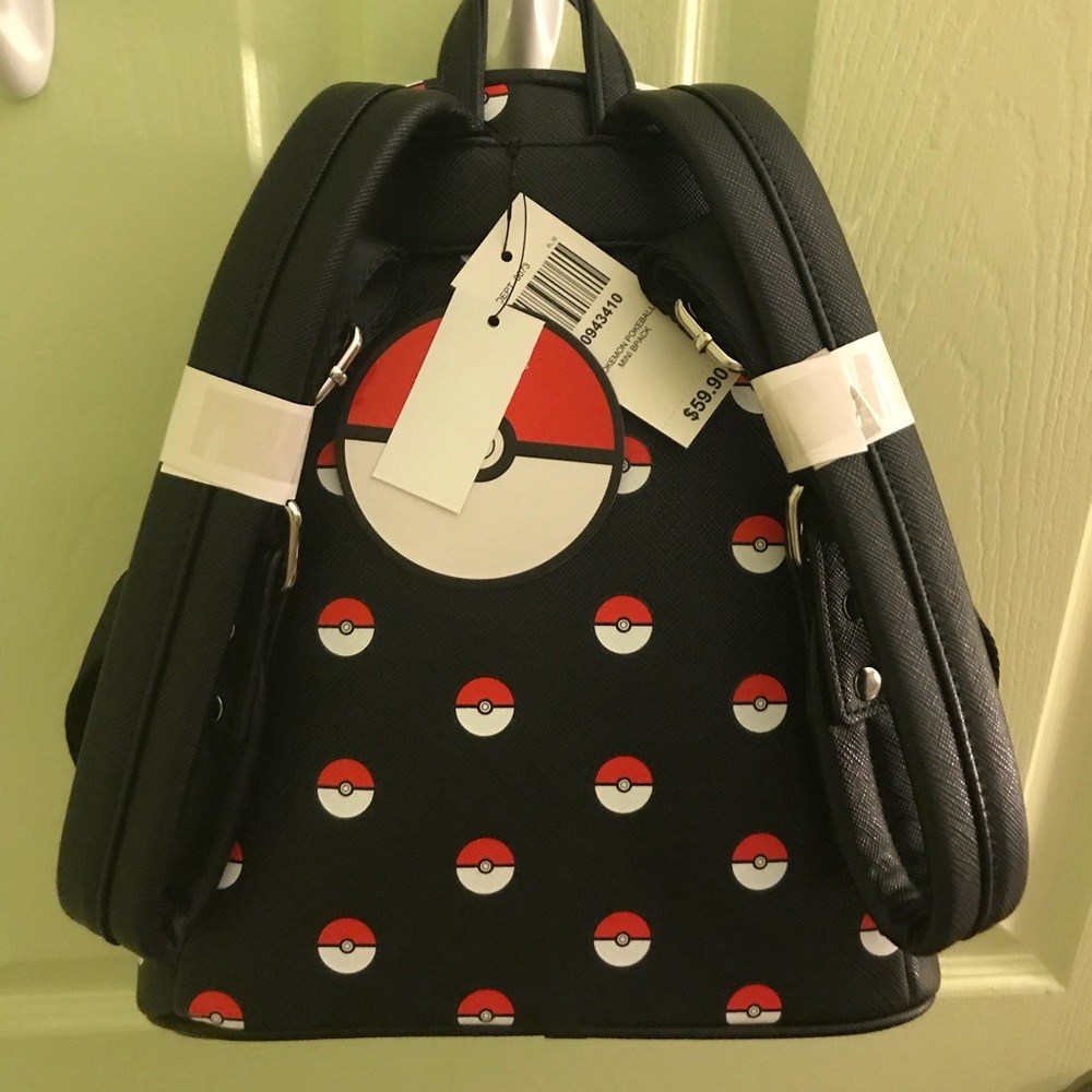 Loungefly Pokemon Pokeball Mini Backpack - Picture 2 of 3